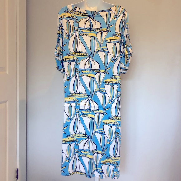 Lilly Pulitzer sailboat dress - Picture 3 of 8